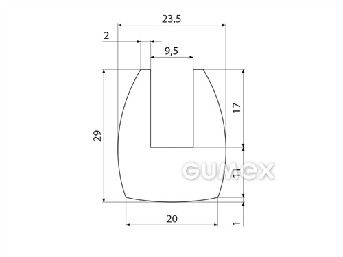 SILIKONPROFILE U-FORM